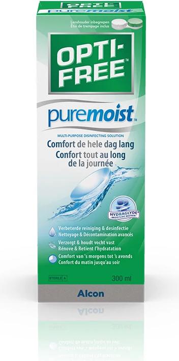 Image du produit Opti Free PureMoist, solution d'entretien pour lentilles de contact, 300 ml (Tout en un solution, 300 ml)