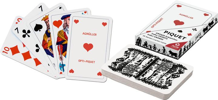Actual product image AGM Piquet cards Opti scissors sni (German)
