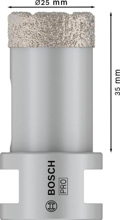 Actual product image Bosch Professional Zubehör PRO Core Cutter dry, 25 x 35 x 22.23 mm (25 mm)