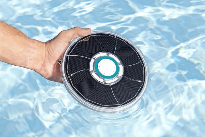 Actual product image Bestway FloatBright Solar LED Pool Fountain