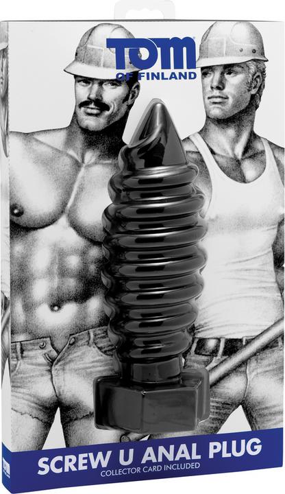Immagine prodotto Tom of Finland Screw U Anal Plug-Nero