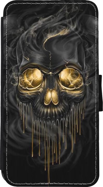 Actual product image PhoneLook Coque Wallet noir Skull 02 (Apple iPhone XS Max)