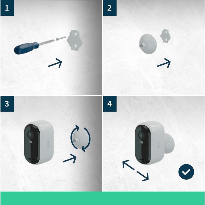 Actual product image Arlo Essential Outdoor Camera (1920 x 1080 Pixels)