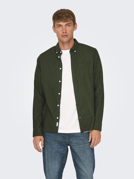 Actual product image Only & Sons Regular fit shirt collar shirt shirt shirt (S)