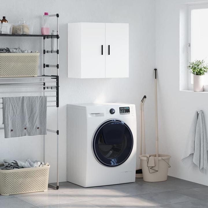 Produktbild VidaXL Wandschrank Weiss 60x31x60 cm Holzwerkstoff, Farbe: Weiss (60 x 31 x 60 cm)