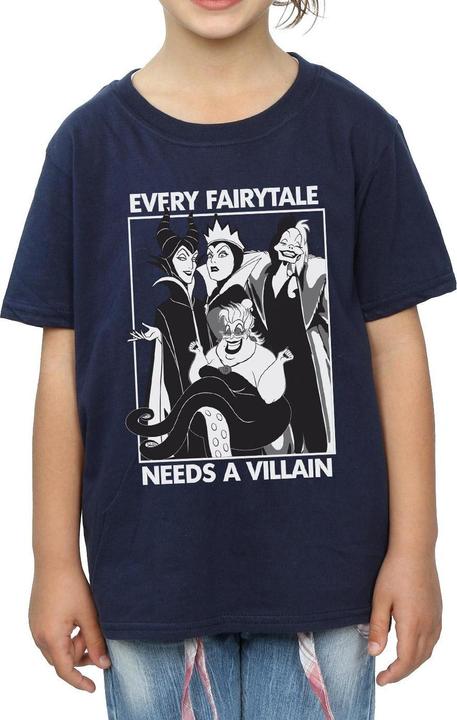 Immagine prodotto Disney Girls Every Fairy Tale Needs A Villain Maglietta in cotone (152, 158)