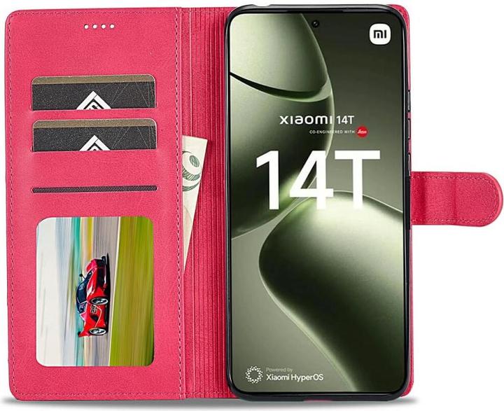 Actual product image LC.Imeeke Xiaomi 14T - Leather Case Cover (Xiaomi 14T)