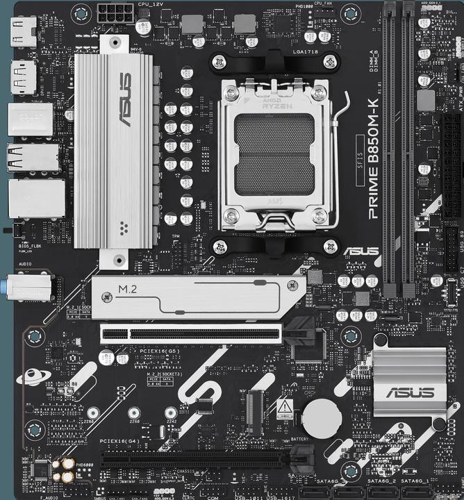 Produktbild ASUS PRIME B850M-K (AM5, AMD B850, mATX)