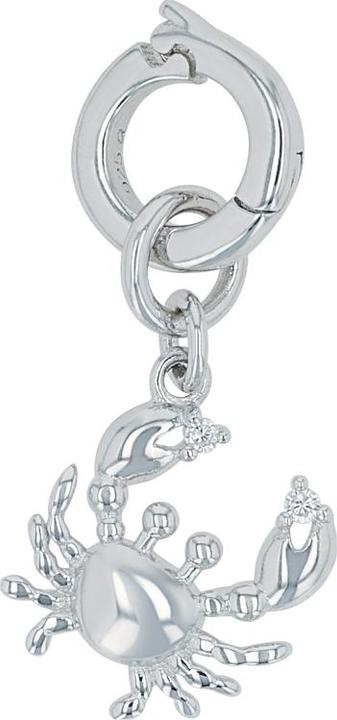 Image du produit Amor Charms pour femme, argent sterling 925, zirconium synth. | Cancer (Argent 925)
