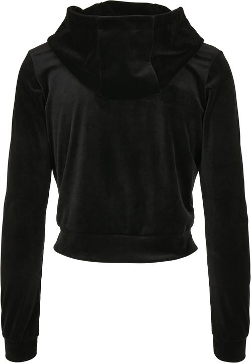 Produktbild Urban Classics Ladies Short Velvet Zip Hoody (M)