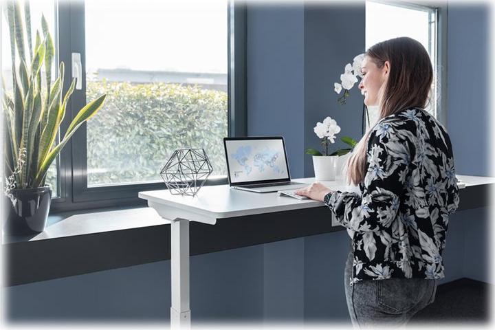 Image du produit Digitus Bureau électrique réglable en hauteur (120 x 60 x 73 cm)