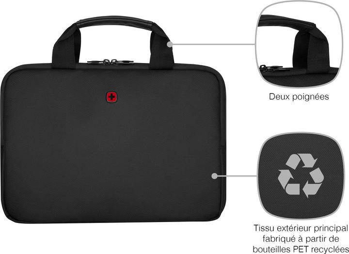 Image du produit Wenger Guyde 14, Étui pour ordinateur portable 14", Noir, 653179 (14")