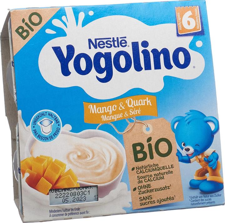 Produktbild Yogolino Bio Mango Quark 6 Monate (393 g)