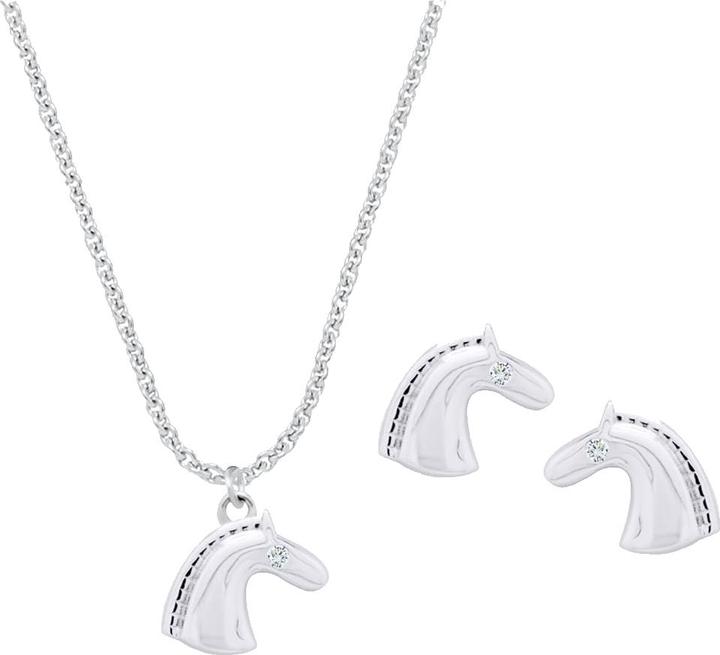 Actual product image Candy Horse jewellery set, 925 Sterling silver (925 Sterling silver)
