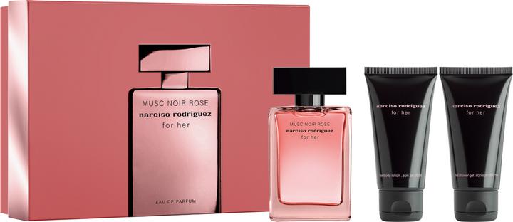 Narciso Rodriguez Musc Noir Christmas 2023 Rose Eau de Parfum 50 / Body Lotion Shower Gel (Eau de parfum, 50 ml)