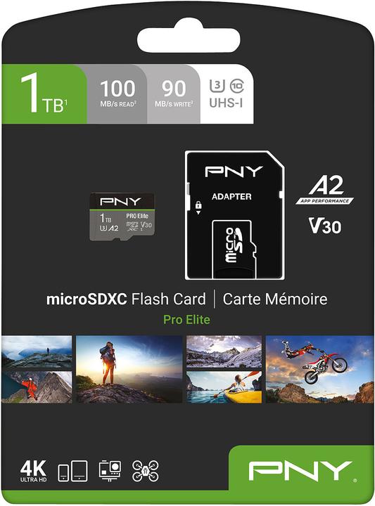 Actual product image PNY Pro Elite (1000 GB, microSDXC, U3, UHS-I)