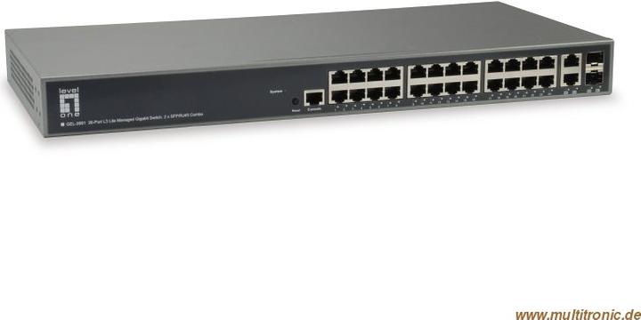 Actual product image LevelOne Level One GEL-2681 (26 Ports)
