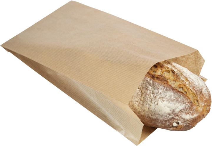 Actual product image miniSchoggi Bread bag brown with fold 28 x 15 cm, 25 pieces