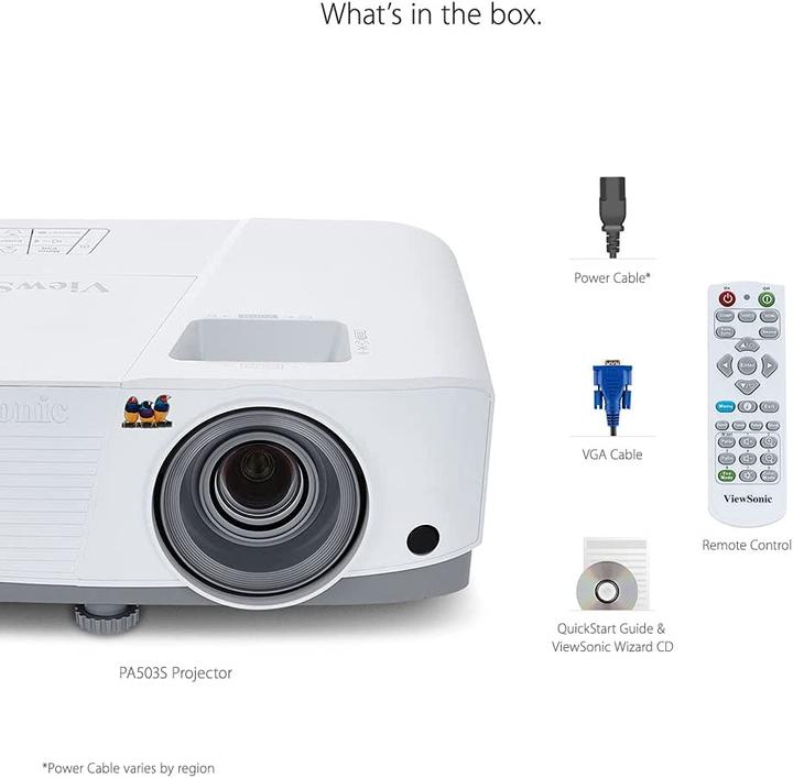 Produktbild Viewsonic PA503S (SVGA, 3600 lm, 1.96 - 2.15:1)