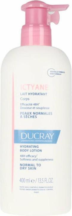 Actual product image Ducray ICTYANE hydrating body lotion15 400 ml (Body cream, 400 ml)