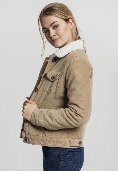 Produktbild Urban Classics Ladies Sherpa Corduroy Jacket (L)