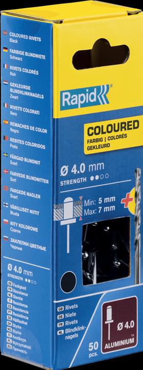 Image du produit Rapid Rivets aveugles noirs Ø 4,0 x 10 mm