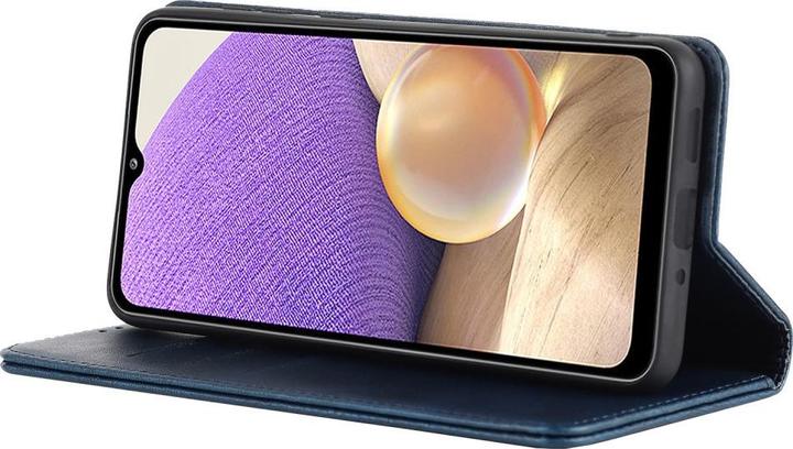 Actual product image Cover-Discount Galaxy A33 5G - Stand Flip Case Cover dark blue (Samsung Galaxy A33 5G)