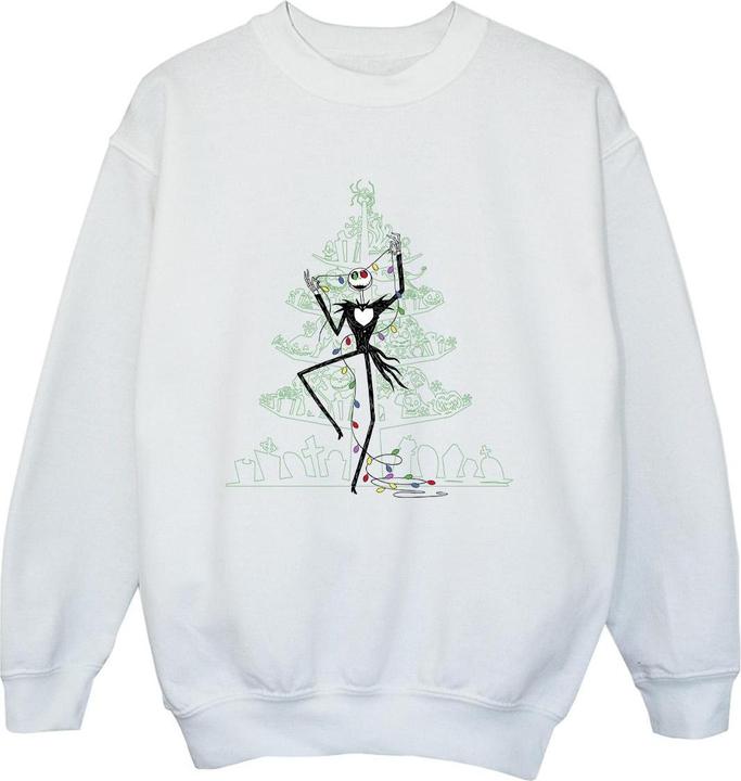 Disney The Nightmare Before Christmas Tree Green Sweatshirt Jungen
