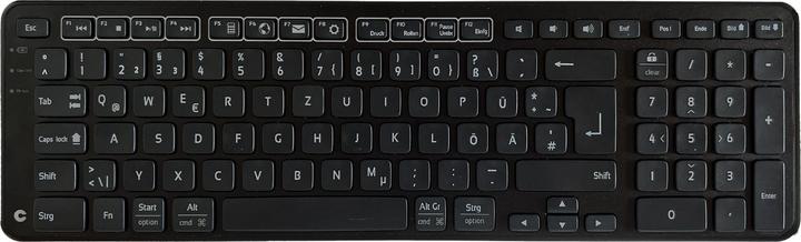 Actual product image Contour Balance Keyboard BK - Wireless Keyboard - designed for RollerMouse and SliderMouse - PC & Ma (DE, Cable, Wireless)