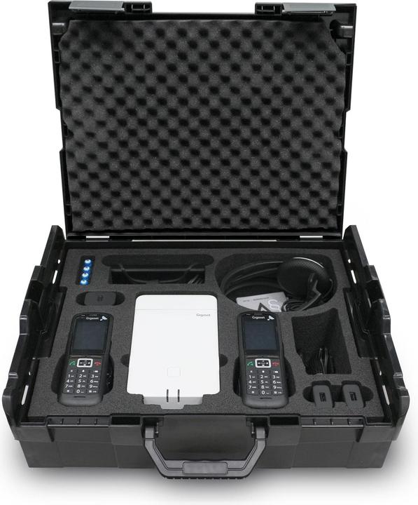 Actual product image Gigaset PRO DECT Site Planning Kit (SPK) PRO measuring case incl. N870 base station with tripod mount