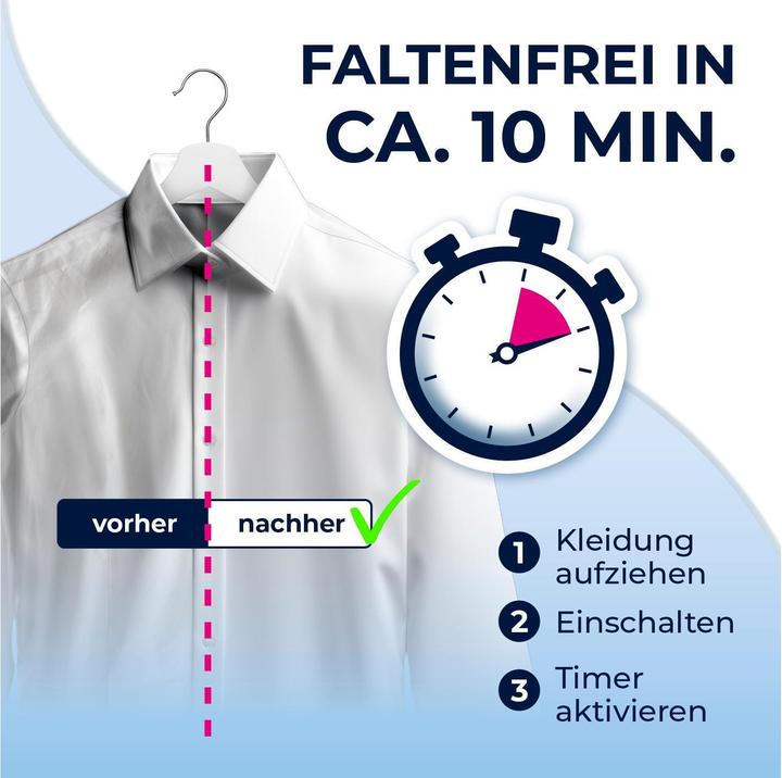 Image du produit CleanMaxx Défroisseur pour chemises et chemisiers (1800 W)