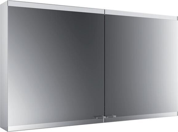 Emco asis evo Lichtspiegelschrank, Aufputzmodell, 2 Türen, 1200 mm