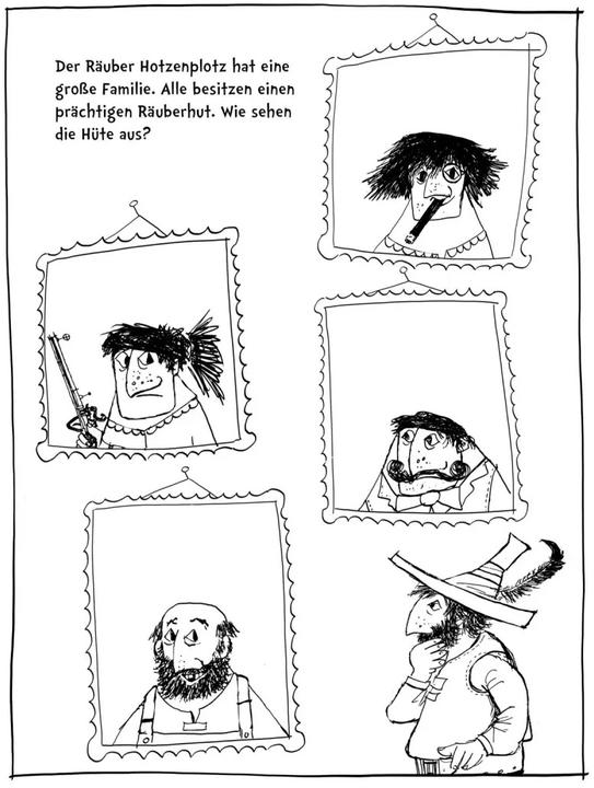 Produktbild Der Räuber Hotzenplotz (Ausmalen, weitermalen, selber malen)