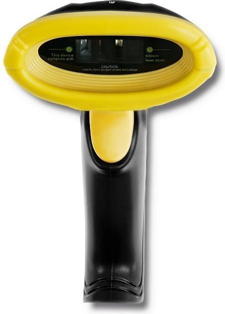 Actual product image Qoltec 50860 Barcode Reader Portable Barcode Reader 1D Laser (1D barcodes)