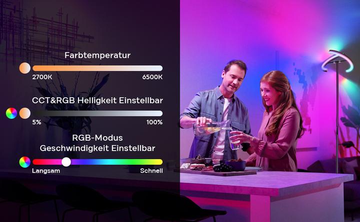 Produktbild LS LED Stehleuchte RotaFlex Color (1300 lm)