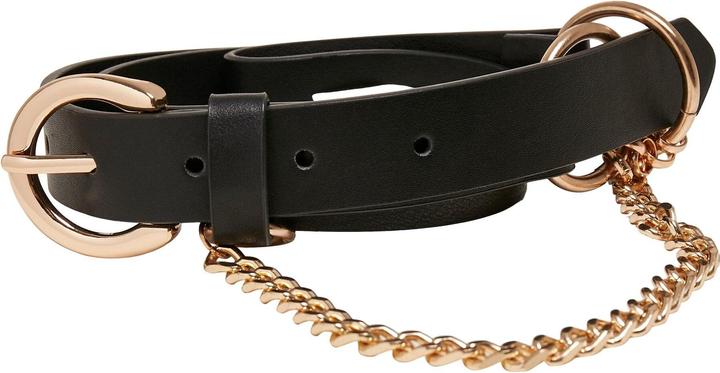 Actual product image Urban Classics Synthetic Leather Belt With Chain (S, M)