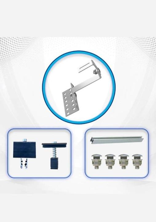 Produktbild Solar Hook Montagepaket Ziegeldach für 2 Module (Solaranlage Montagematerial)