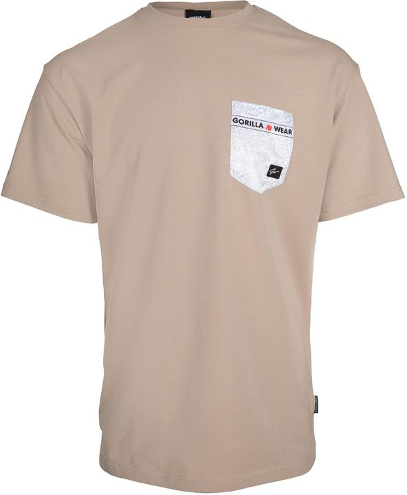 Immagine prodotto Gorilla Wear Maglietta Dover Oversize Beige (XL)