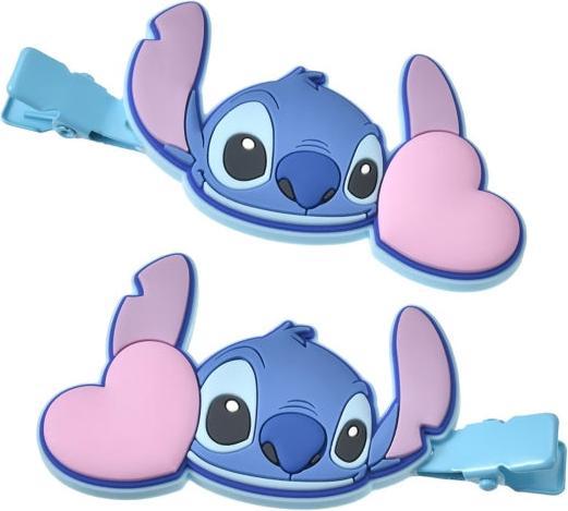 Actual product image Disney Stitch Haarspangen Set Farbclips Herz (2 pcs.)