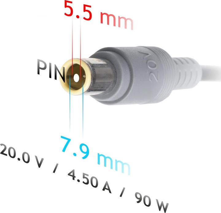 Immagine prodotto Akyga AK-ND-18 - Notebook - Interno - 100 - 250 V - 55 +/- 5 Hz - 90 W - 20 V (90 W)
