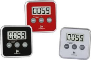 Produktbild JM Lowell JT-5412R Küchen-Timer Digitaler Küchentimer Rot