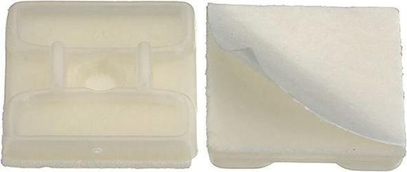 RND Electronics Cable Tie Holder 4mm White Polyamide 6.6 Pack of 100 (Plastic cable ties, 220 mm, 100 pcs.)