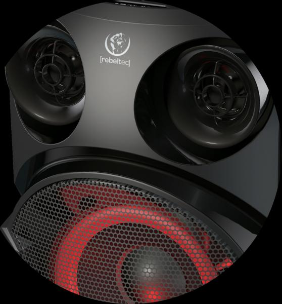 Image du produit Rebeltec Enceinte portable SoundBox 630 Bluetooth karaoke speaker (4 h, Fonctionnement sur piles)