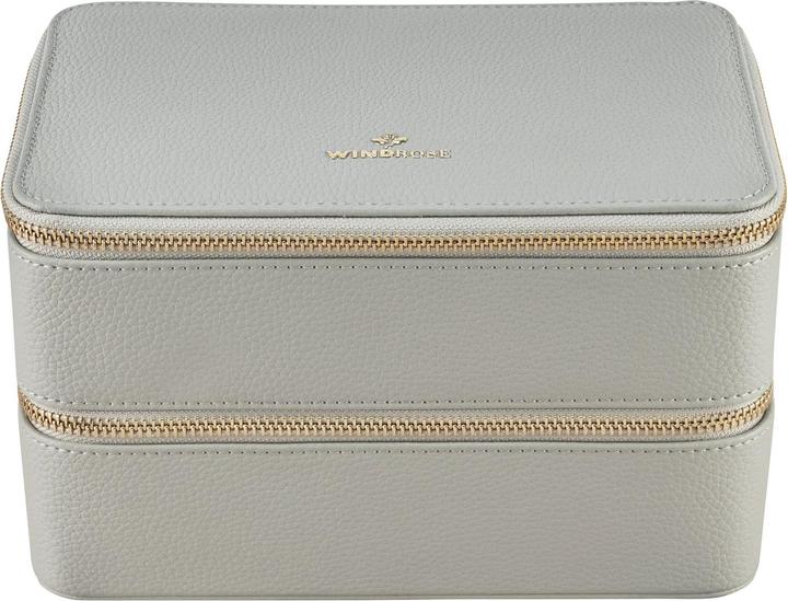 Image du produit Windrose 803974.07 - Étui à bijoux L avec fermeture éclair Aurora gris clair