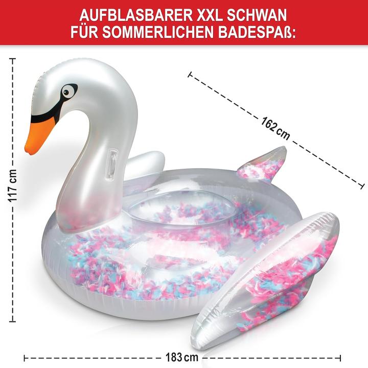 Actual product image Onbest Schwimmtier Schwan