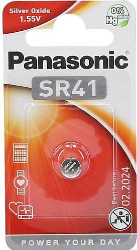 Produktbild Panasonic Silver Oxide SR41 (1 Stk., LR41, 45 mAh)