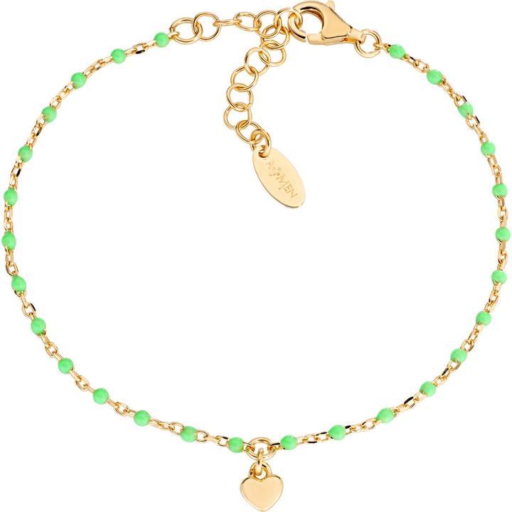 Green, Yellow gold plated
