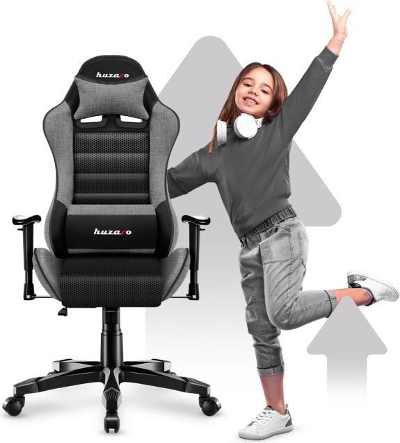 Productafbeelding Huzaro Speelstoel voor kinderen Ranger 6.0 Mesh Gaming Chair, zwart-grijs