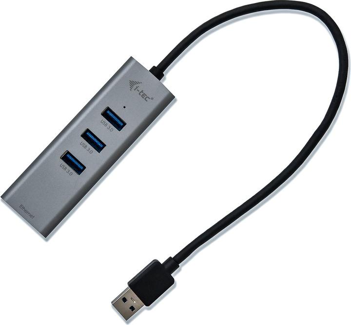 Actual product image i-tec U3METALG3HUB (USB-A, 3 Ports)