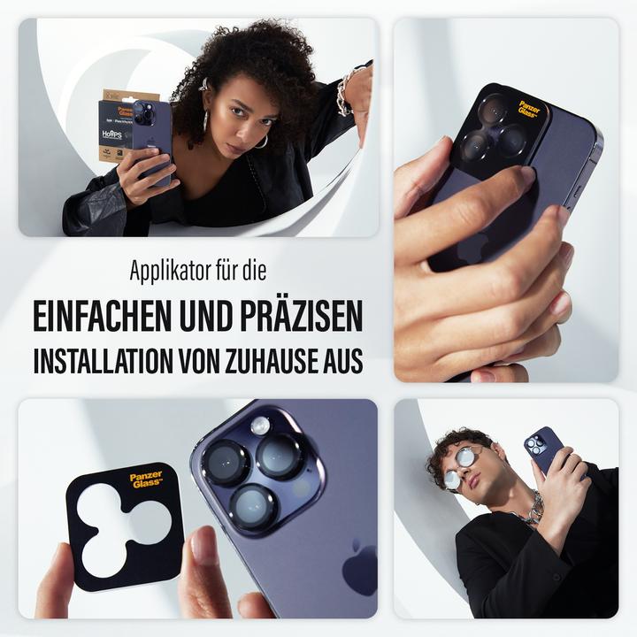 Produktbild PanzerGlass Hoops Camera Lens Protector (1 Stück, Apple iPhone 15)